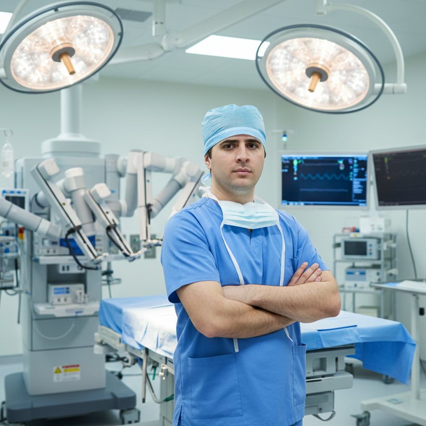 Dr. Pooya Eini in a clinical setting